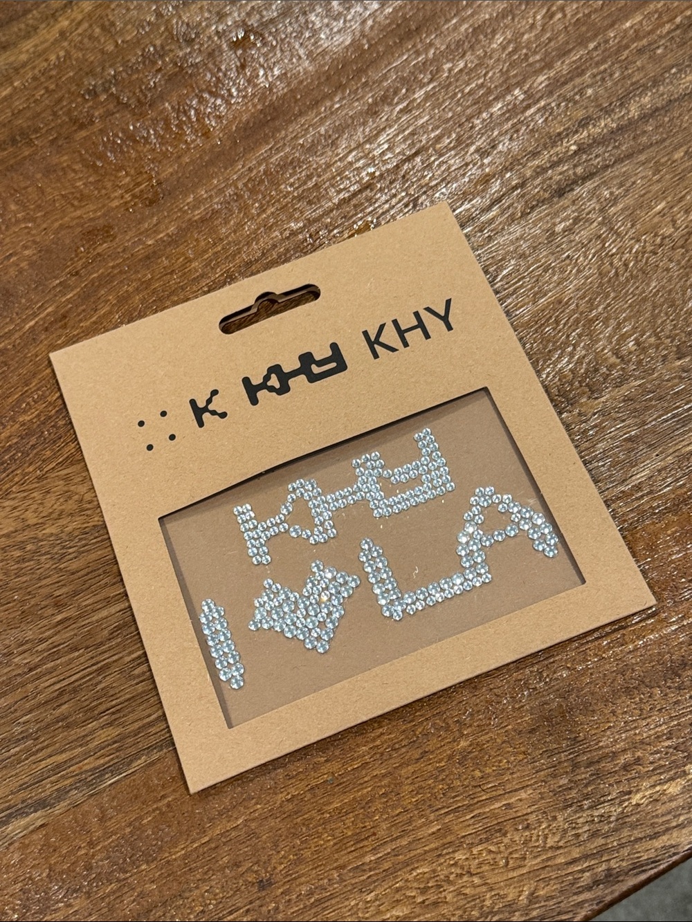 KHY Silver Crystal Letter Sticker Set - Sparkling Decorative Accents!